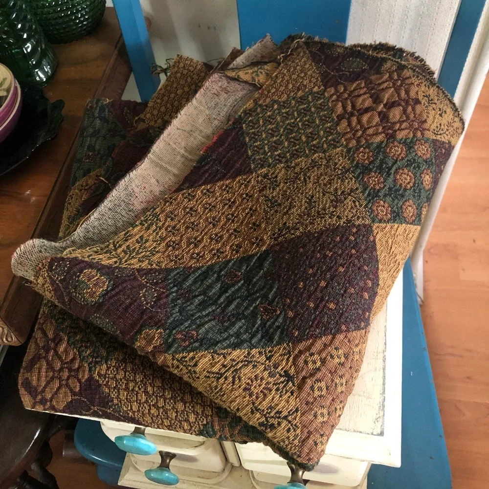 Vintage Tapestry Fabric Piece